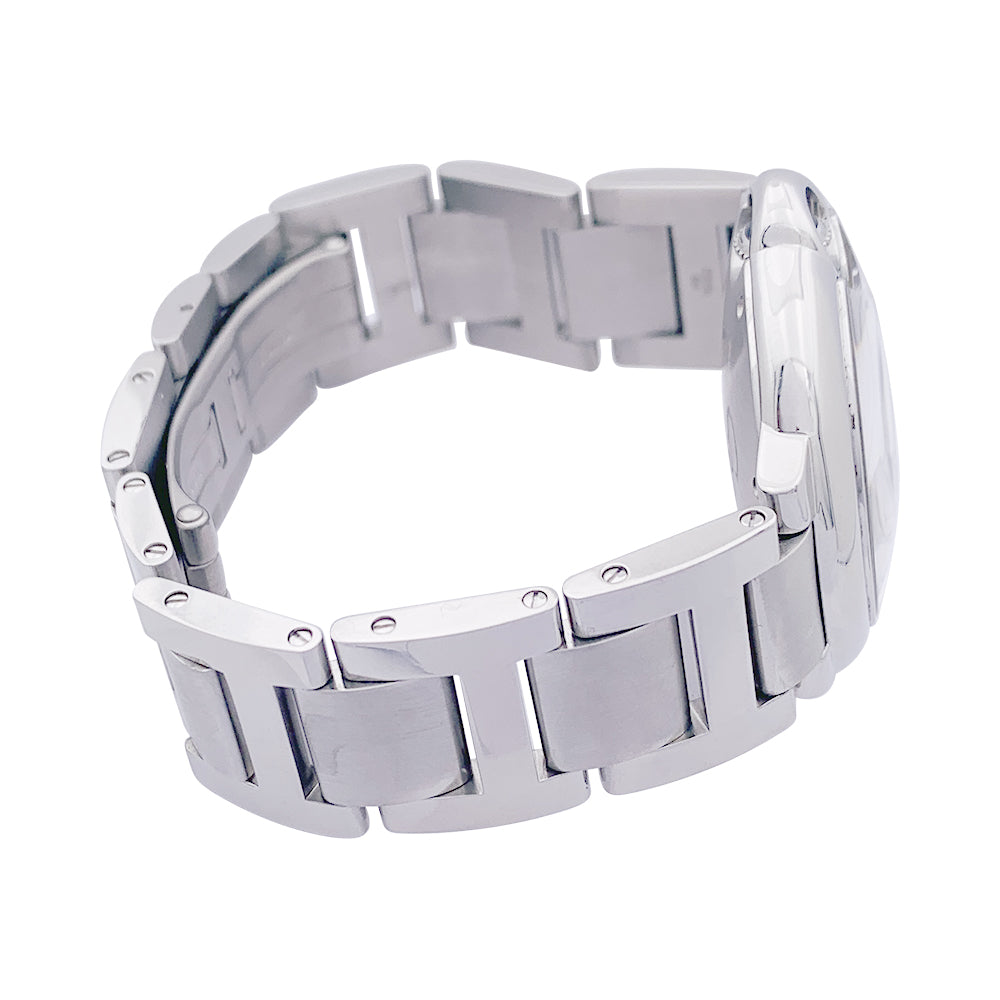 Cartier watch, "Ballon Bleu", in steel.