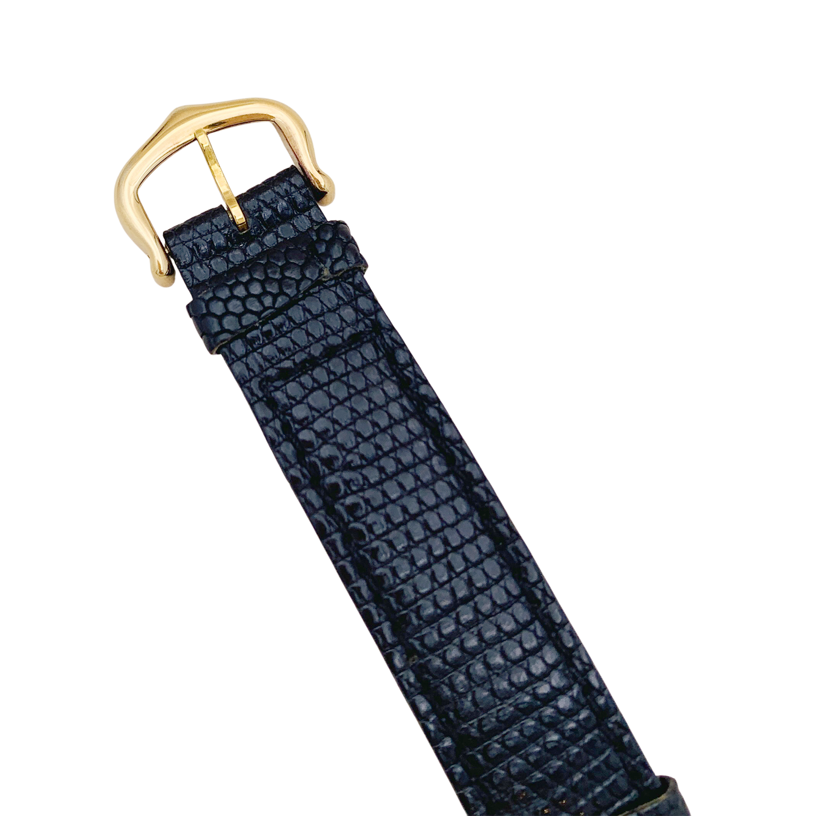 Cartier "Must Vendôme" vermeil watch, leather.
