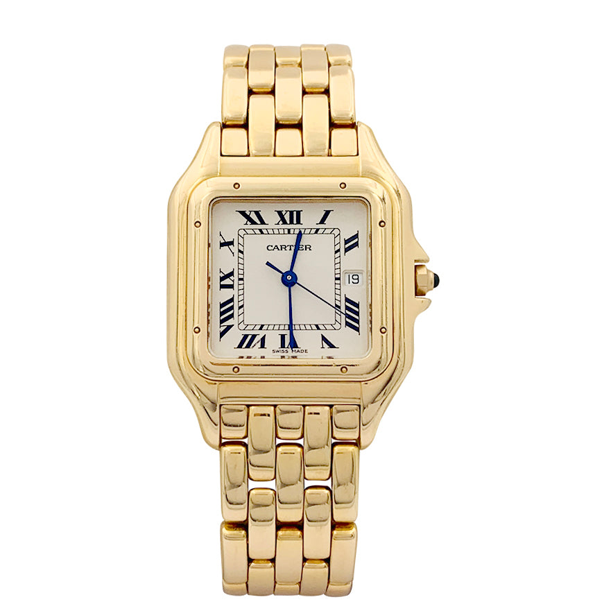Cartier watch, "Panthère", yellow gold.