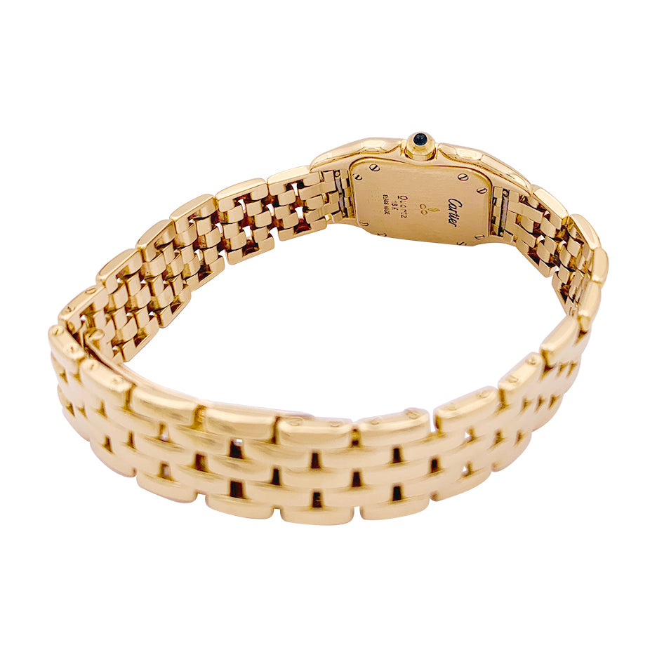 Cartier watch, "Panther", yellow gold.