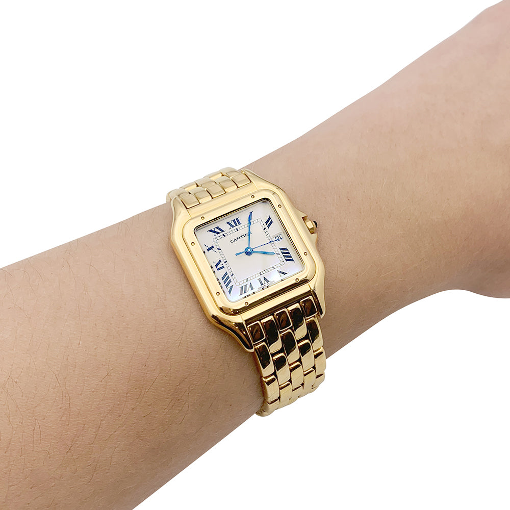 Cartier watch, "Panthère", vintage yellow gold
