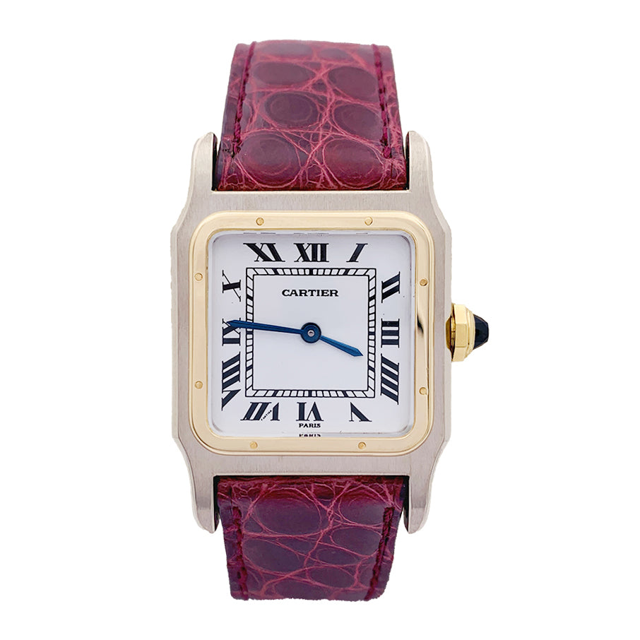 Cartier watch, "Santos", two golds.