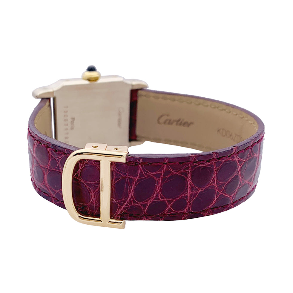 Cartier watch, "Santos", two golds.