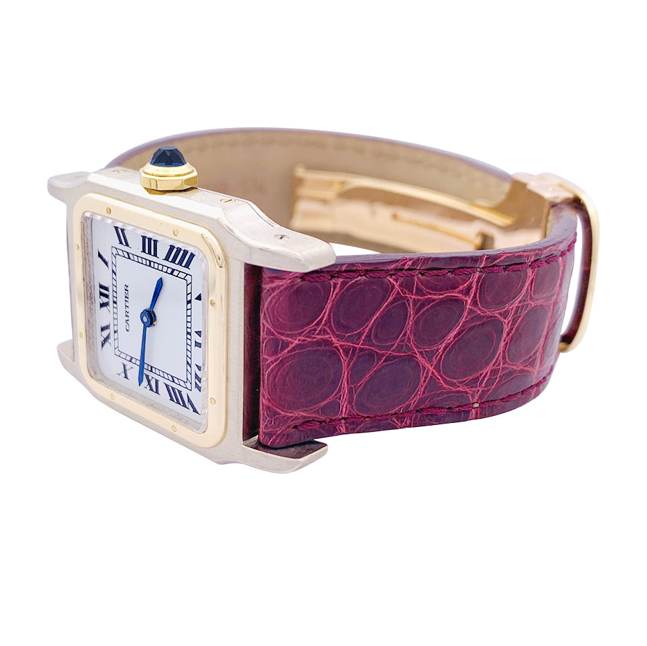 Cartier watch, "Santos", two golds.