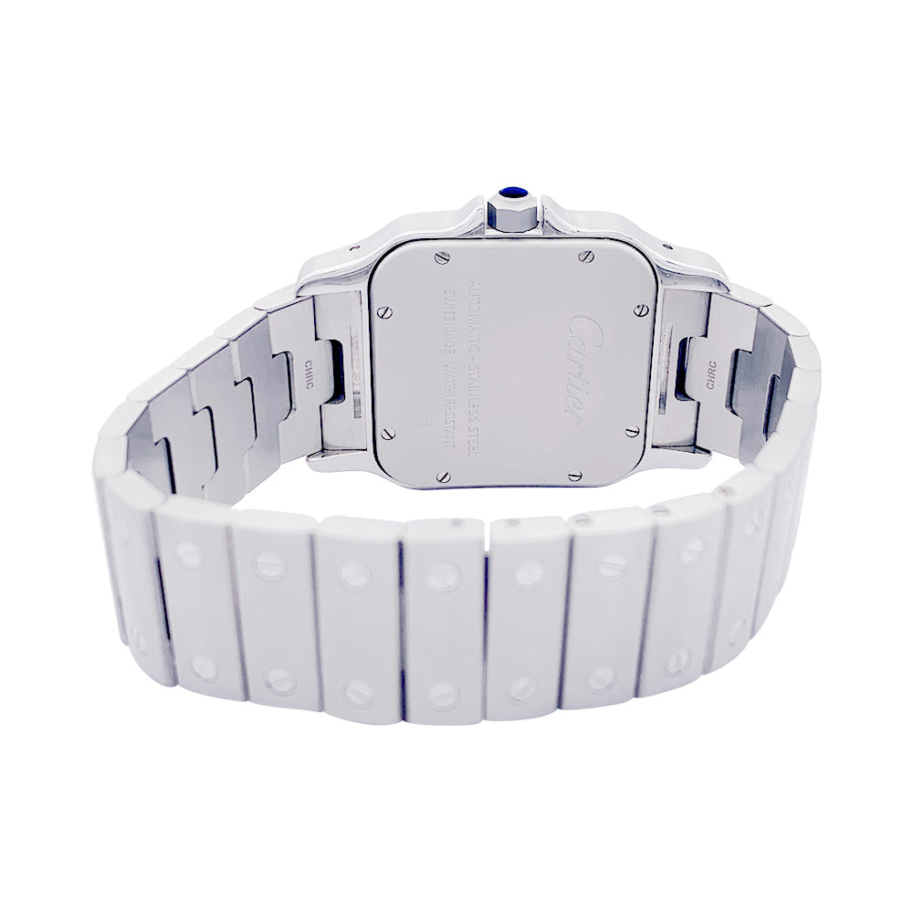 Cartier "Santos Galbée" watch, steel.