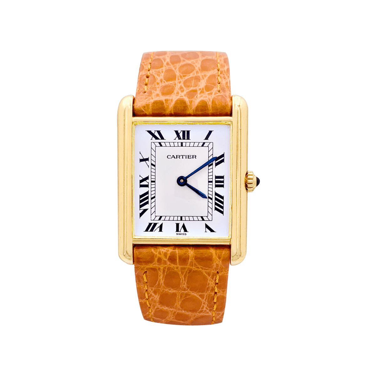 Montre Cartier, "Tank Louis Cartier", or jaune. - Maison Eloe