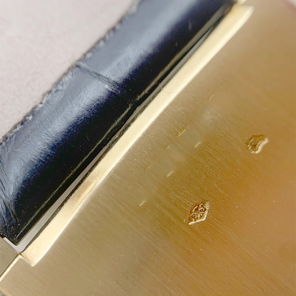 Cartier watch, "Tank Louis Cartier Extra Plate", yellow gold.