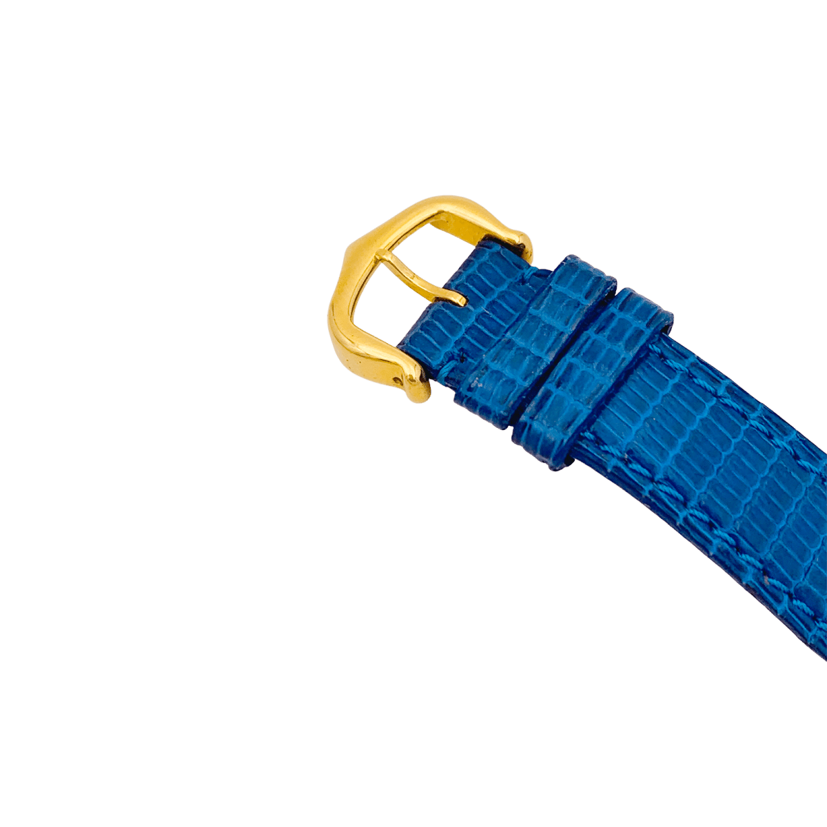 Montre Cartier "Tank Must" argent plaqué or, cuir. - Maison Eloe