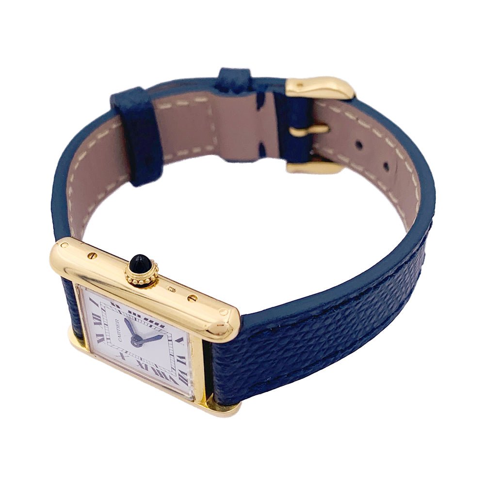 Montre Cartier, "Tank Louis Cartier", or jaune. - Maison Eloe