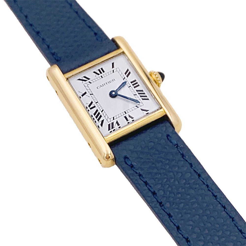 Montre Cartier, "Tank Louis Cartier", or jaune. - Maison Eloe