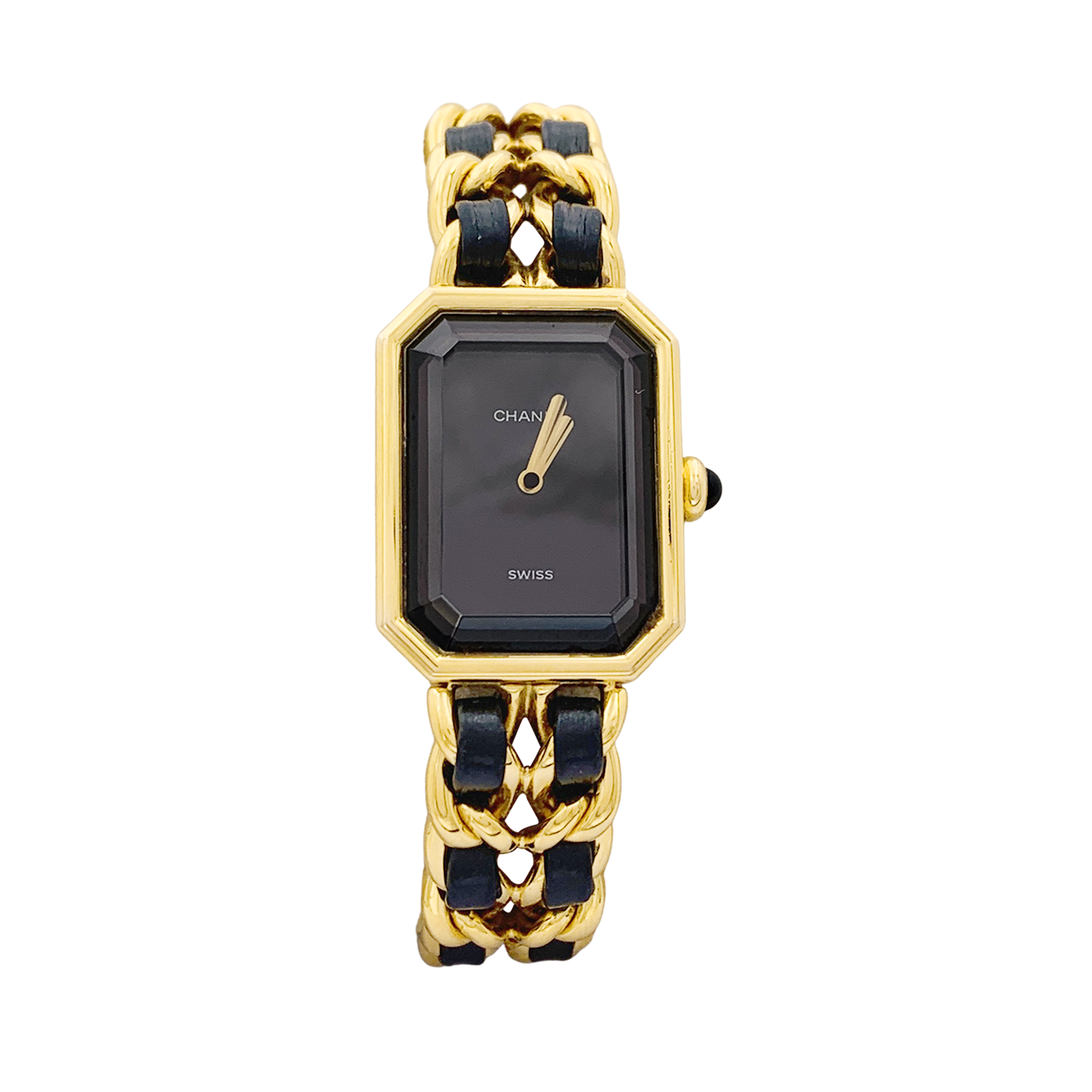 Montre Chanel, "Première", plaqué or.