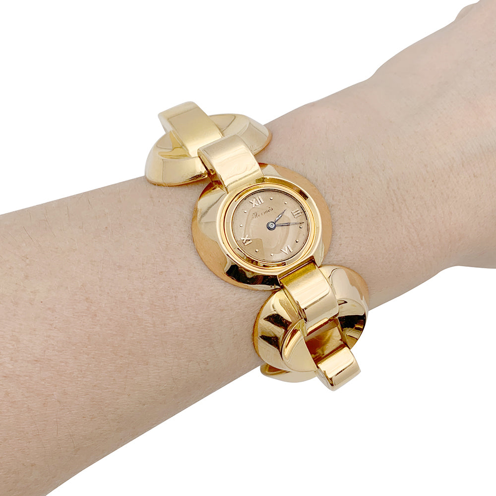 Hermès watch, rose gold.
