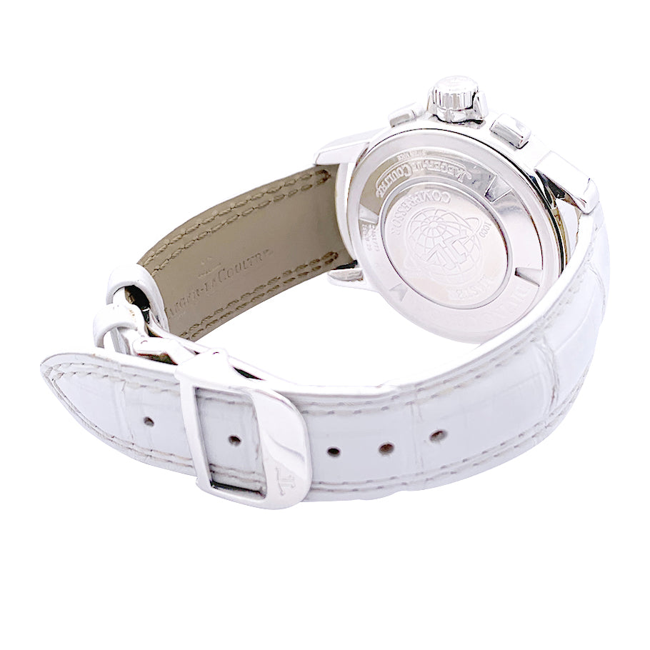 Montre Jaeger Lecoultre "Lady Diving Chrono Date" acier, diamants.