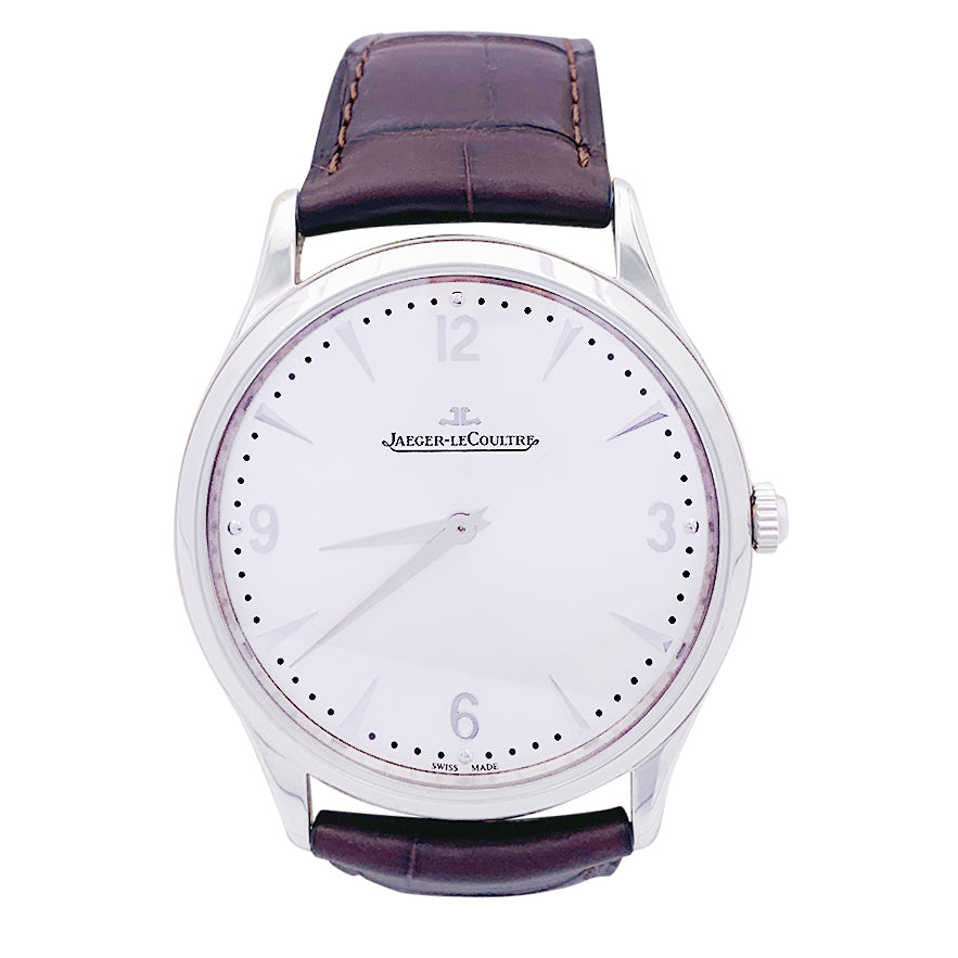Montre Jaeger Lecoultre "Master Ultra Thin" acier.