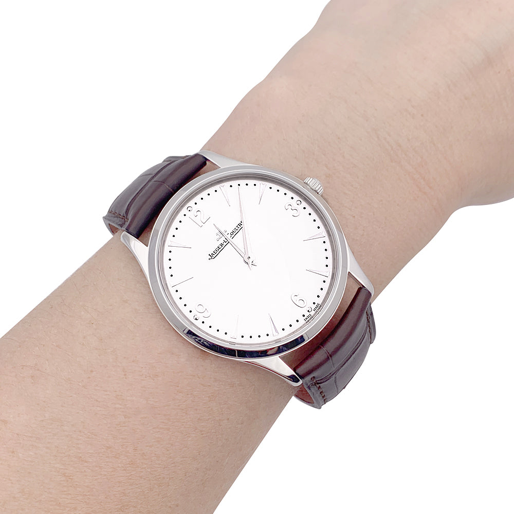 Montre Jaeger Lecoultre "Master Ultra Thin" acier.