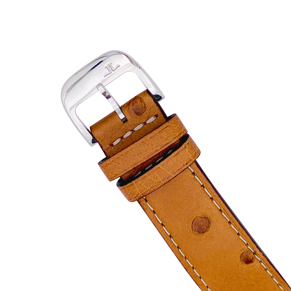 Montre Jaeger Lecoultre, "Reverso Classic", acier, cuir.
