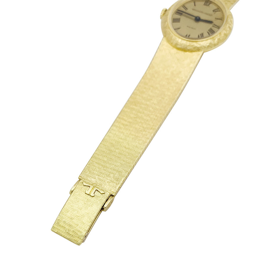 Montre Jaeger Lecoultre vintage, or jaune.