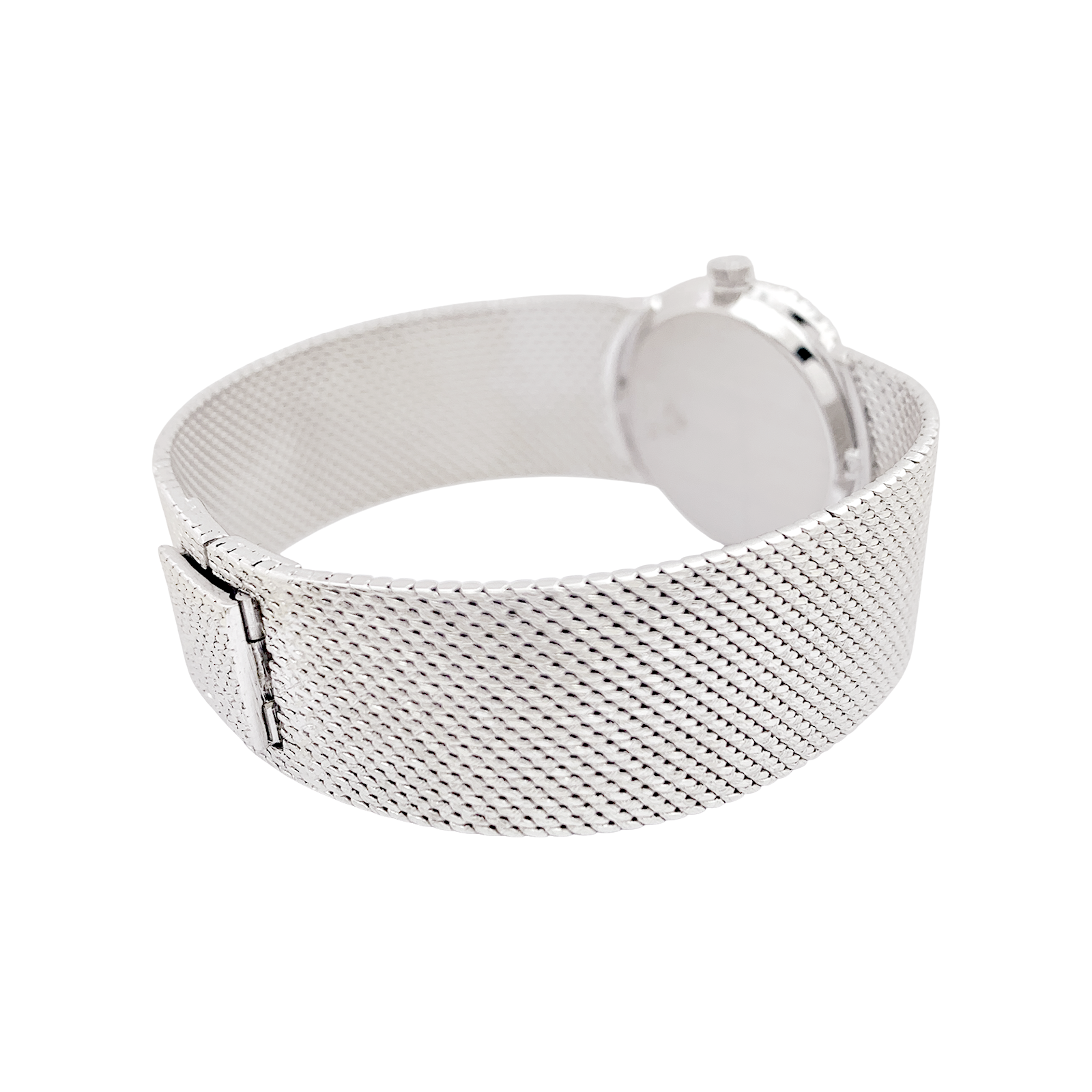 Vintage Piaget watch, white gold, diamonds.