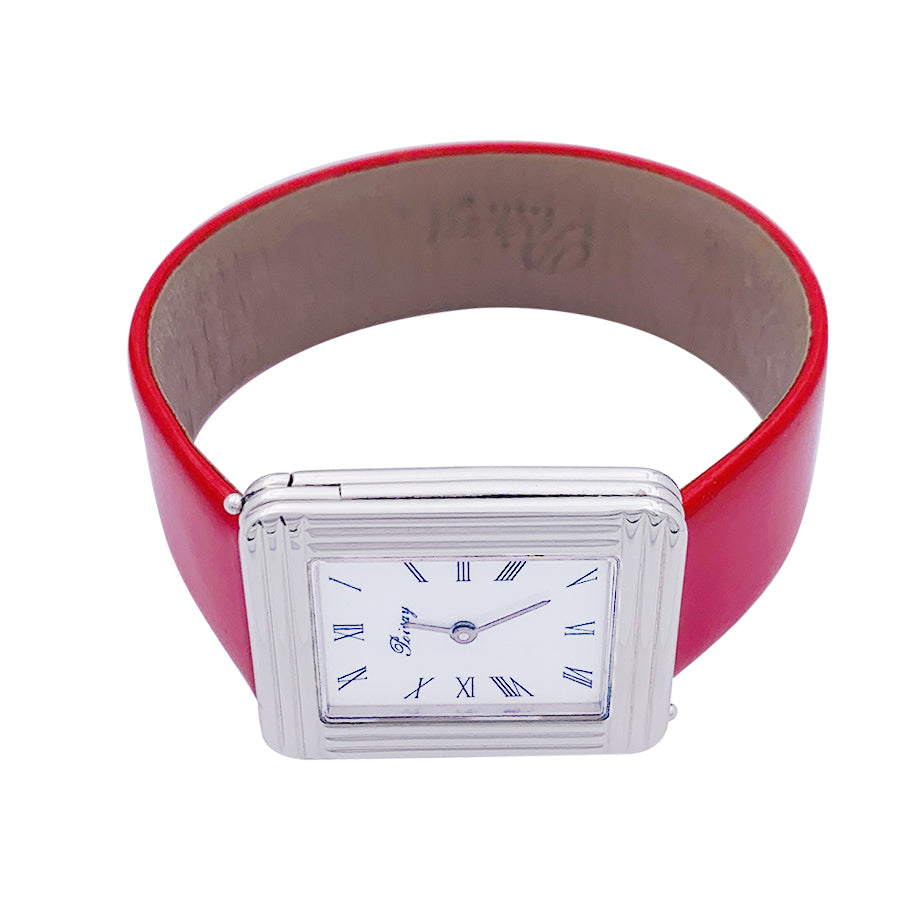 Poiray watch, "Ma Première", steel.