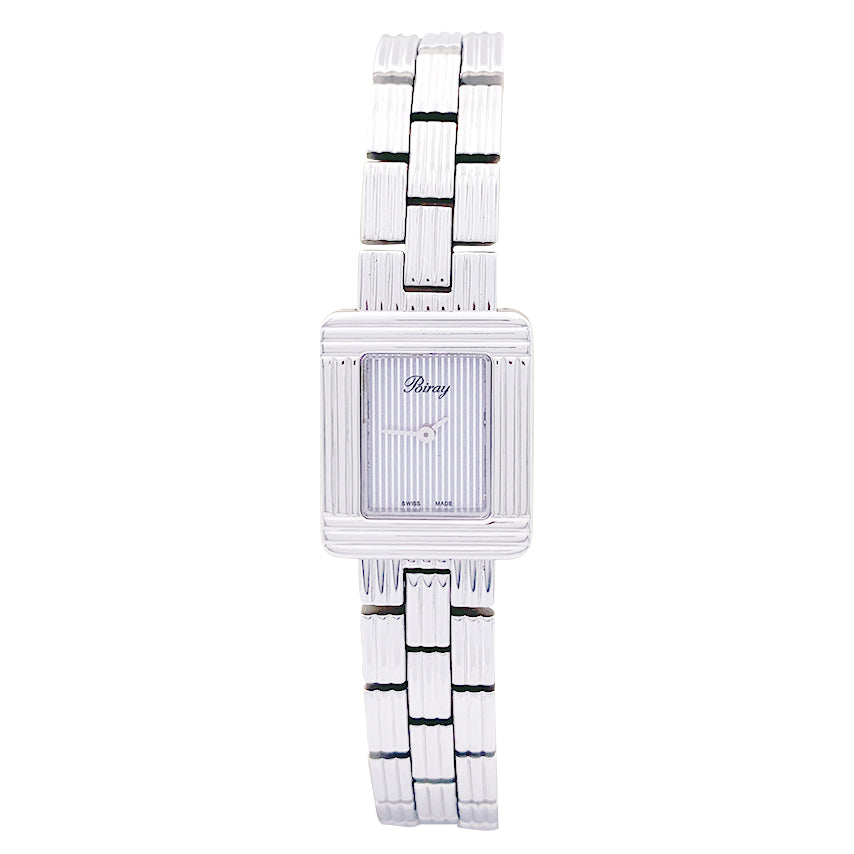 Montre Poiray, "Ma Première Mini", acier.