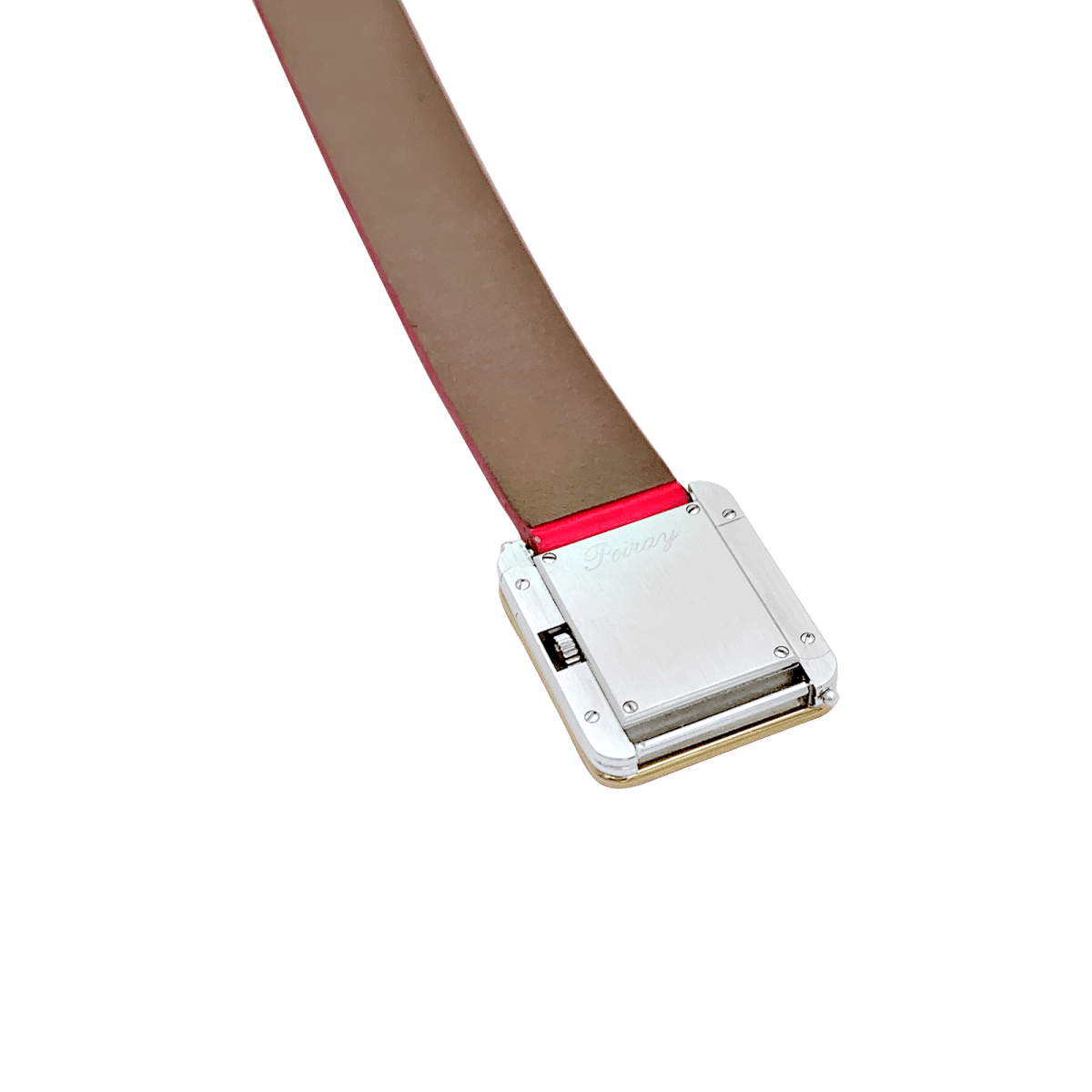 Montre Poiray, "Ma Première", plaqué or, acier. - Maison Eloe