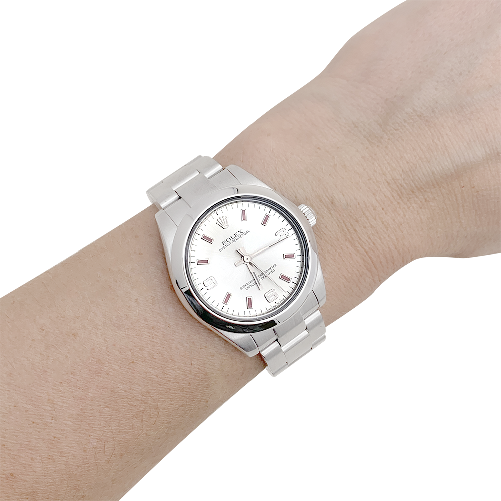 Montre Rolex, "Oyster Perpetual", acier.