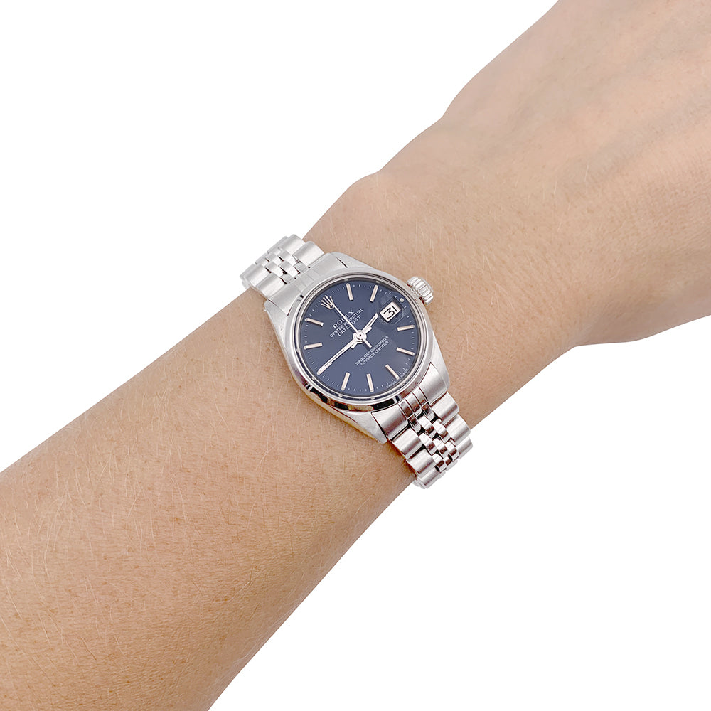 Montre Rolex, "Oyster Perpetual Datejust" acier.