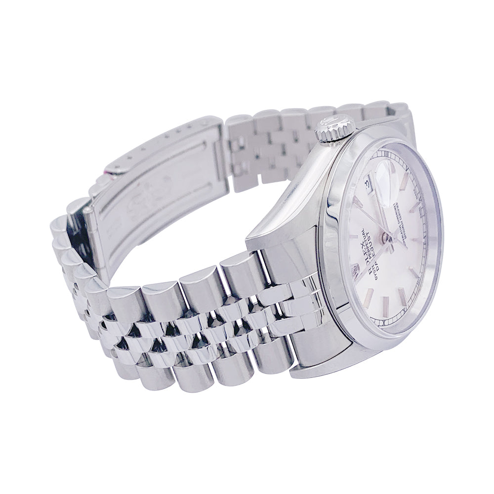 Montre Rolex, "Oyster Perpetual Datejust", acier.