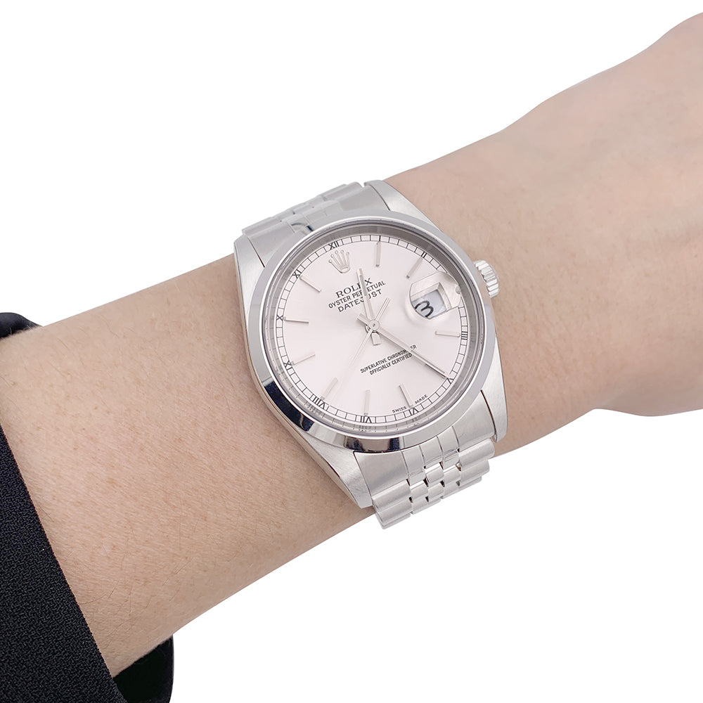 Rolex watch, "Oyster Perpetual Datejust", steel.