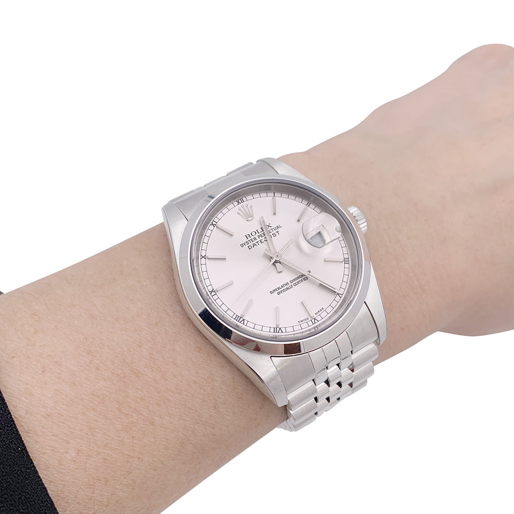 Rolex watch, "Oyster Perpetual Datejust", steel.
