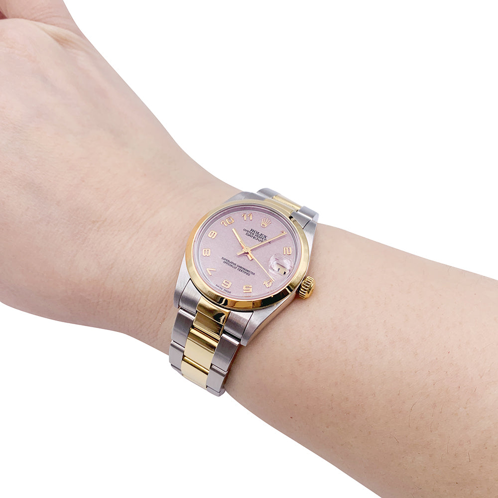 Rolex watch, "Oyster Perpetual Datejust", gold and steel.