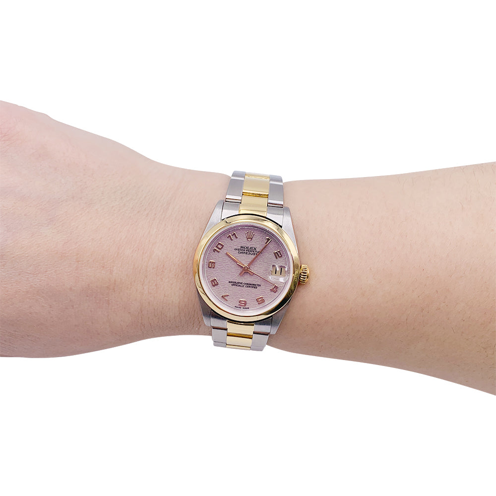 Rolex watch, "Oyster Perpetual Datejust", gold and steel.