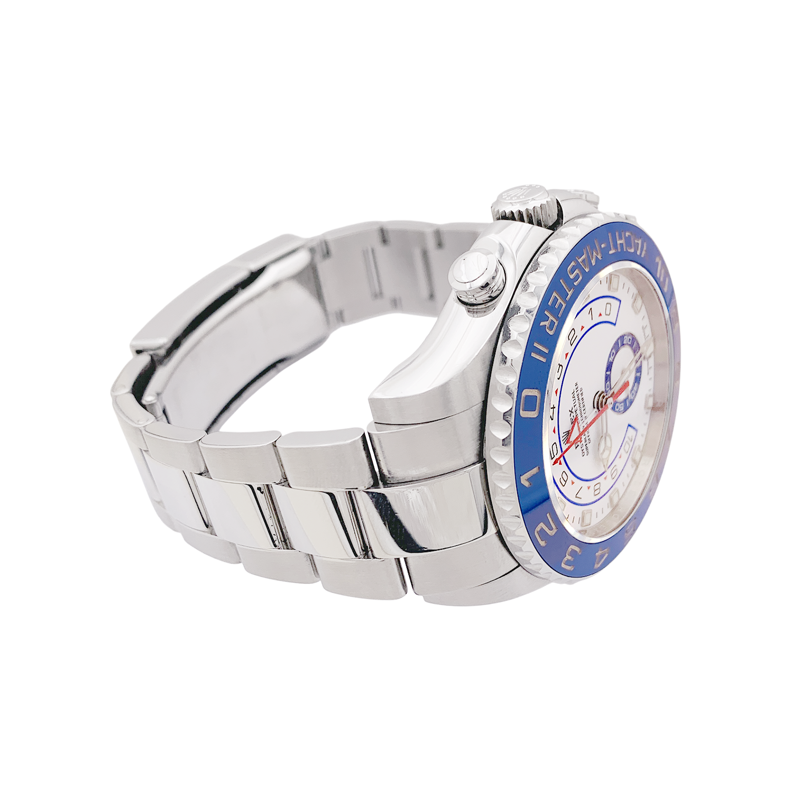 Rolex "Yacht Master II" steel watch.