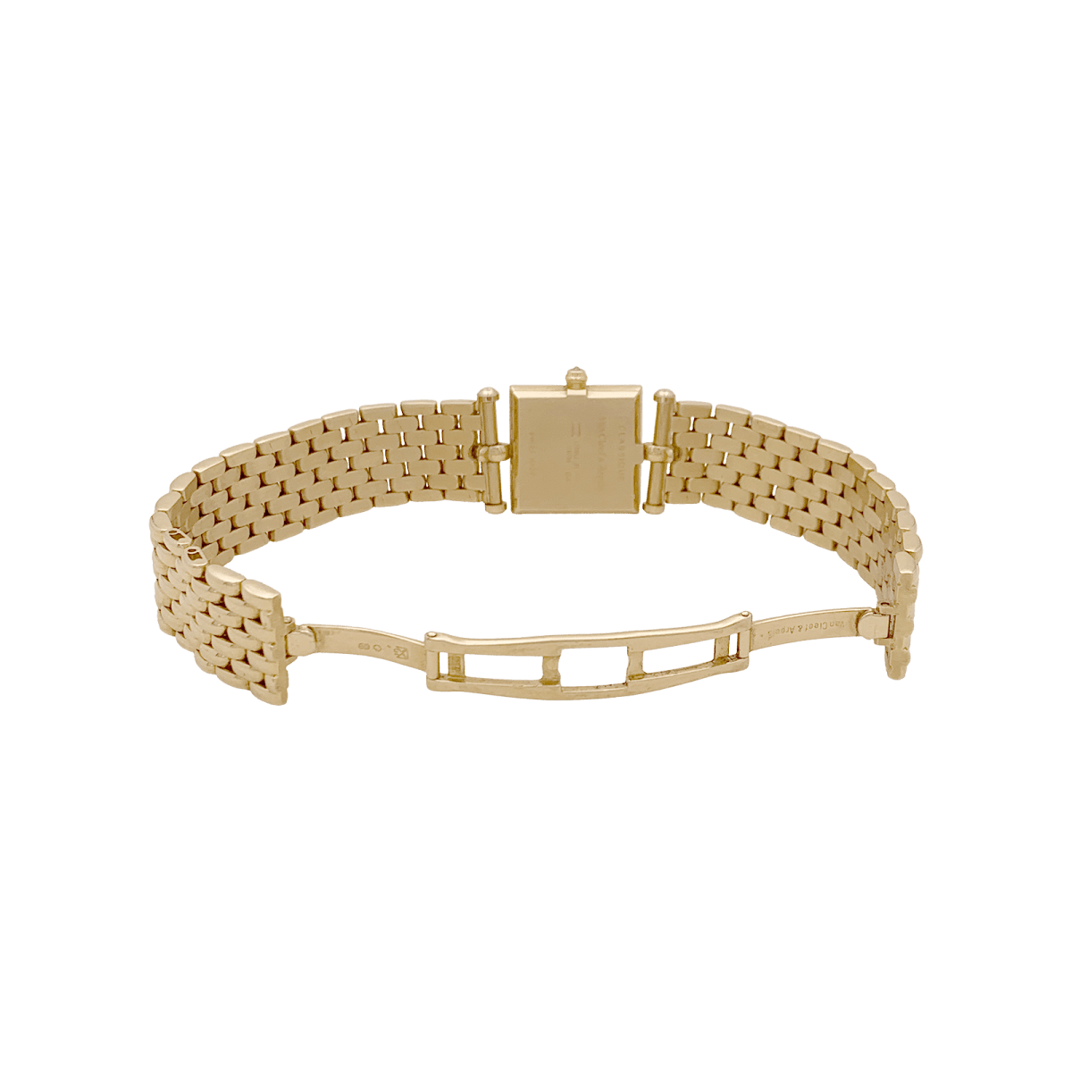 Montre Van Cleef & Arpels, "Classique", or jaune et diamants. - Maison Eloe