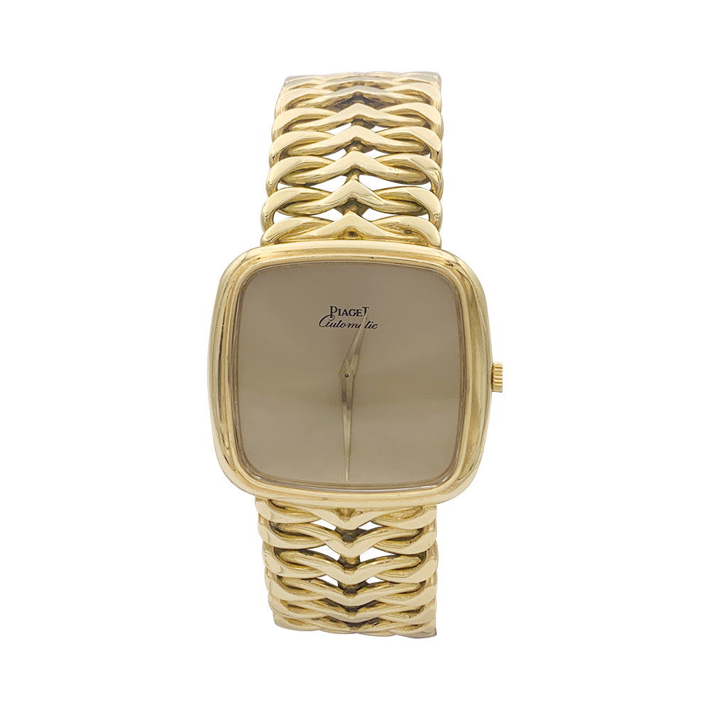 Montre vintage Piaget en or jaune.