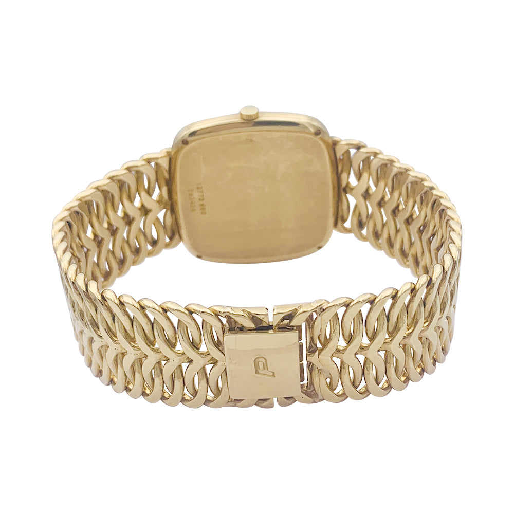 Vintage Piaget watch in yellow gold.