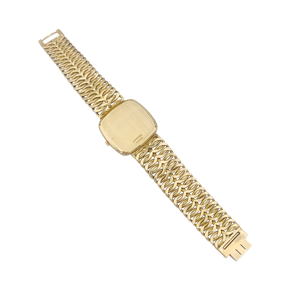 Vintage Piaget watch in yellow gold.
