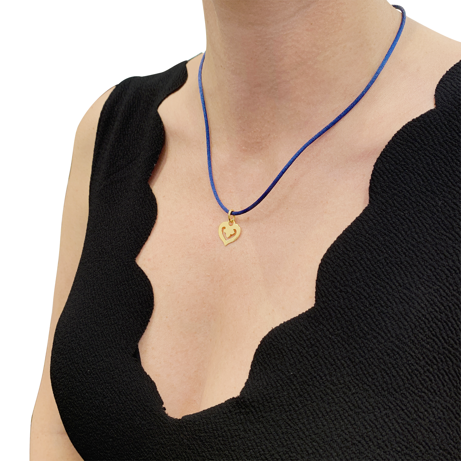 OJPerrin pendant, "Legends Heart", yellow gold.