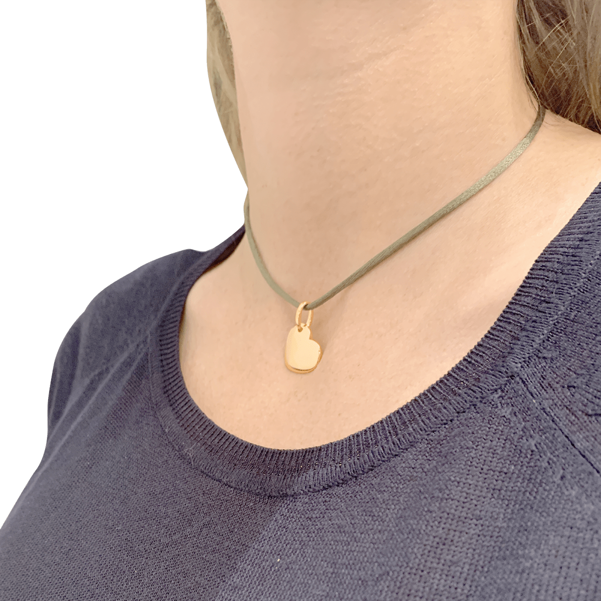 Pendentif Pomellato, "Coeur", en or rose et jaune. - Maison Eloe