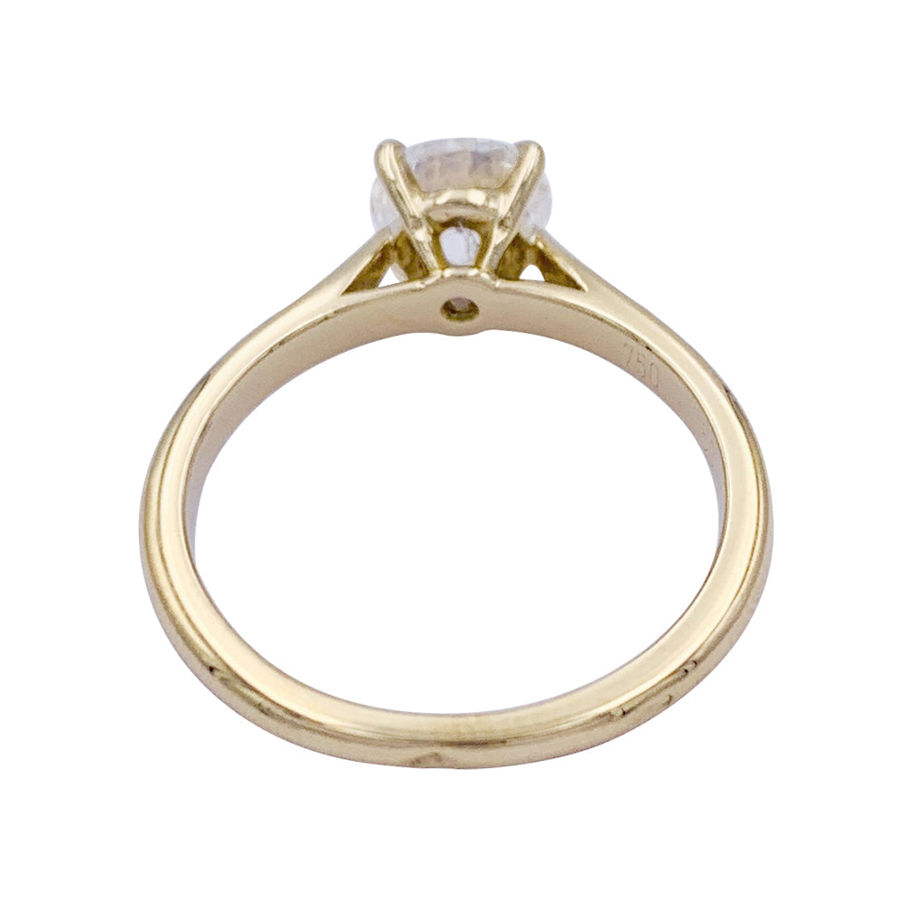 Cartier solitaire, "1895", yellow gold, diamond.