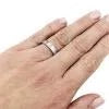 Alliance Cartier, "Love", or blanc, diamants.