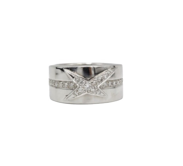 Mauboussin, "Etoile Divine" ring in 18k white gold and diamonds
