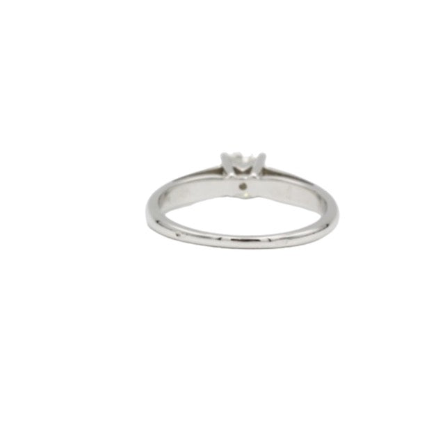 Mauboussin solitaire ring in 18k white gold and 0.40 ct diamond