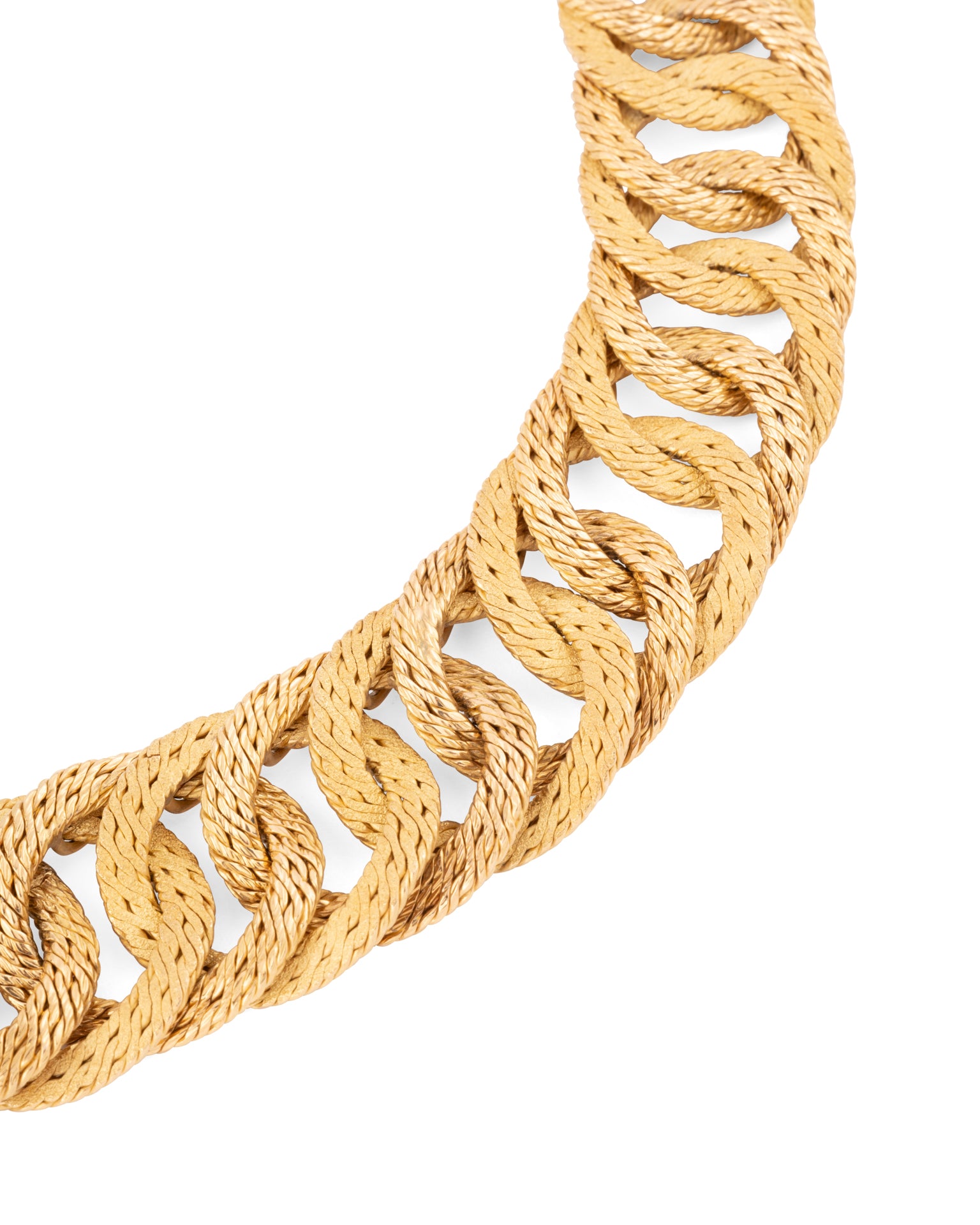 Mellerio par Georges Lenfant, collier vintage or jaune 18K