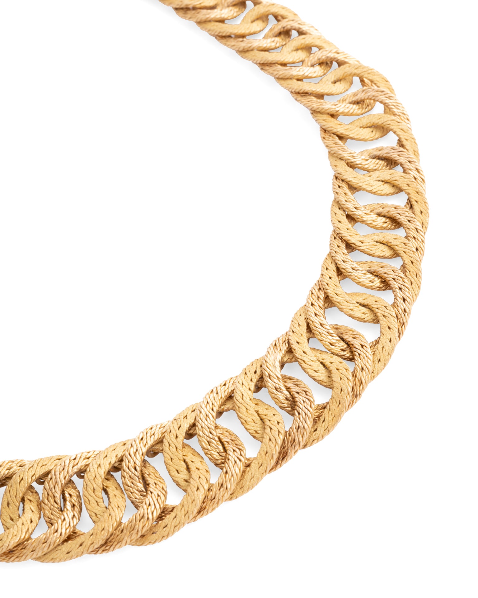 Mellerio par Georges Lenfant, collier vintage or jaune 18K