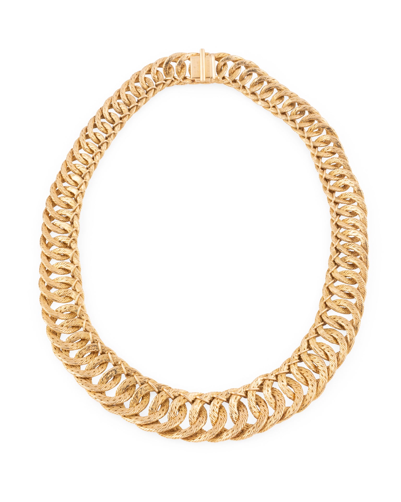 Mellerio par Georges Lenfant, collier vintage or jaune 18K