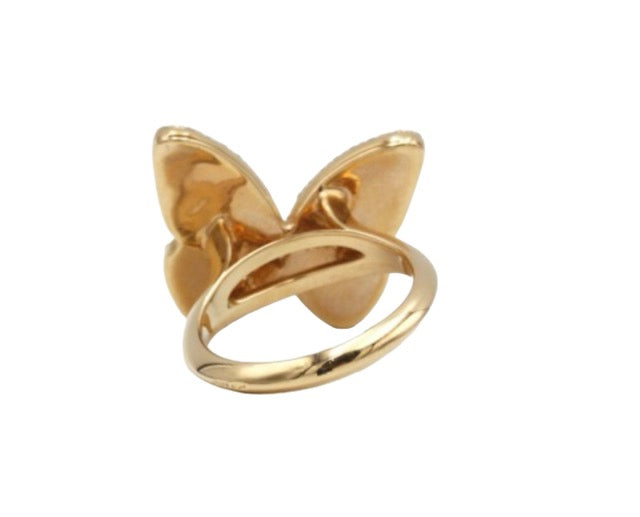 Messika, bague "Butterfly" en or rose 18K et diamants