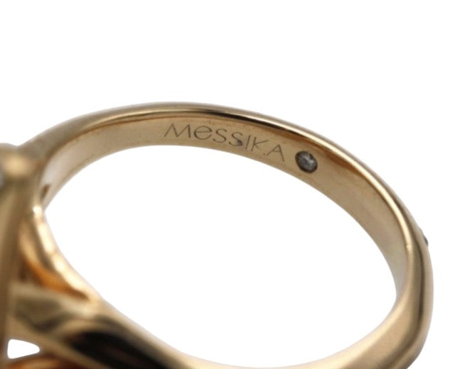 Messika, "Butterfly" ring in 18K rose gold and diamonds