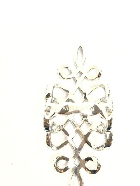Messika bague "Eden" grand modèle en or blanc et diamants - Maison Eloe