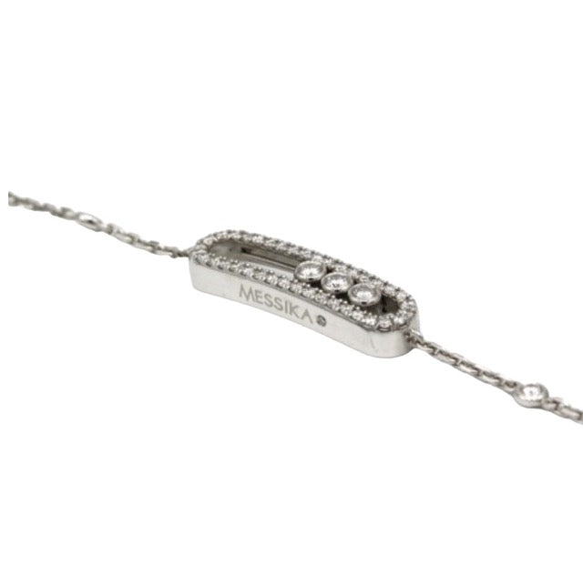 Messika bracelet Baby Move en or blanc et diamants